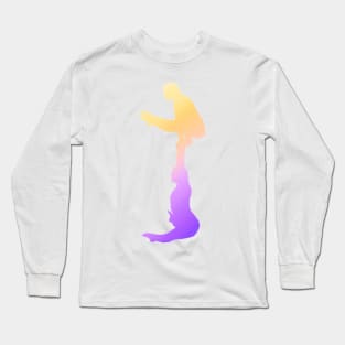 Women’s pair doing straddle on high Long Sleeve T-Shirt